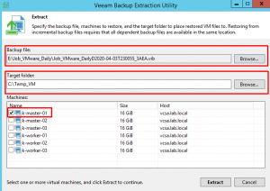 Veeam восстановление виртуальной машины